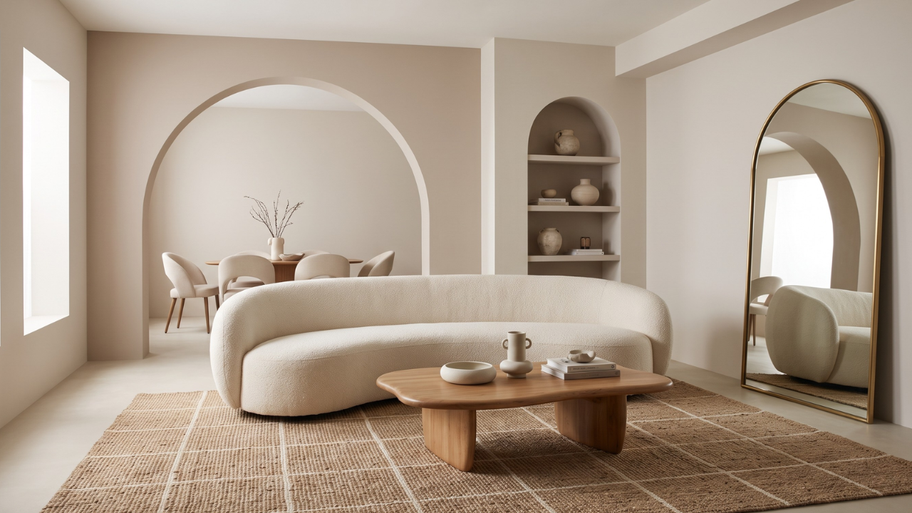 Soft Geometry: Bringing Arched Doorways and Curved Furniture to Your Space 