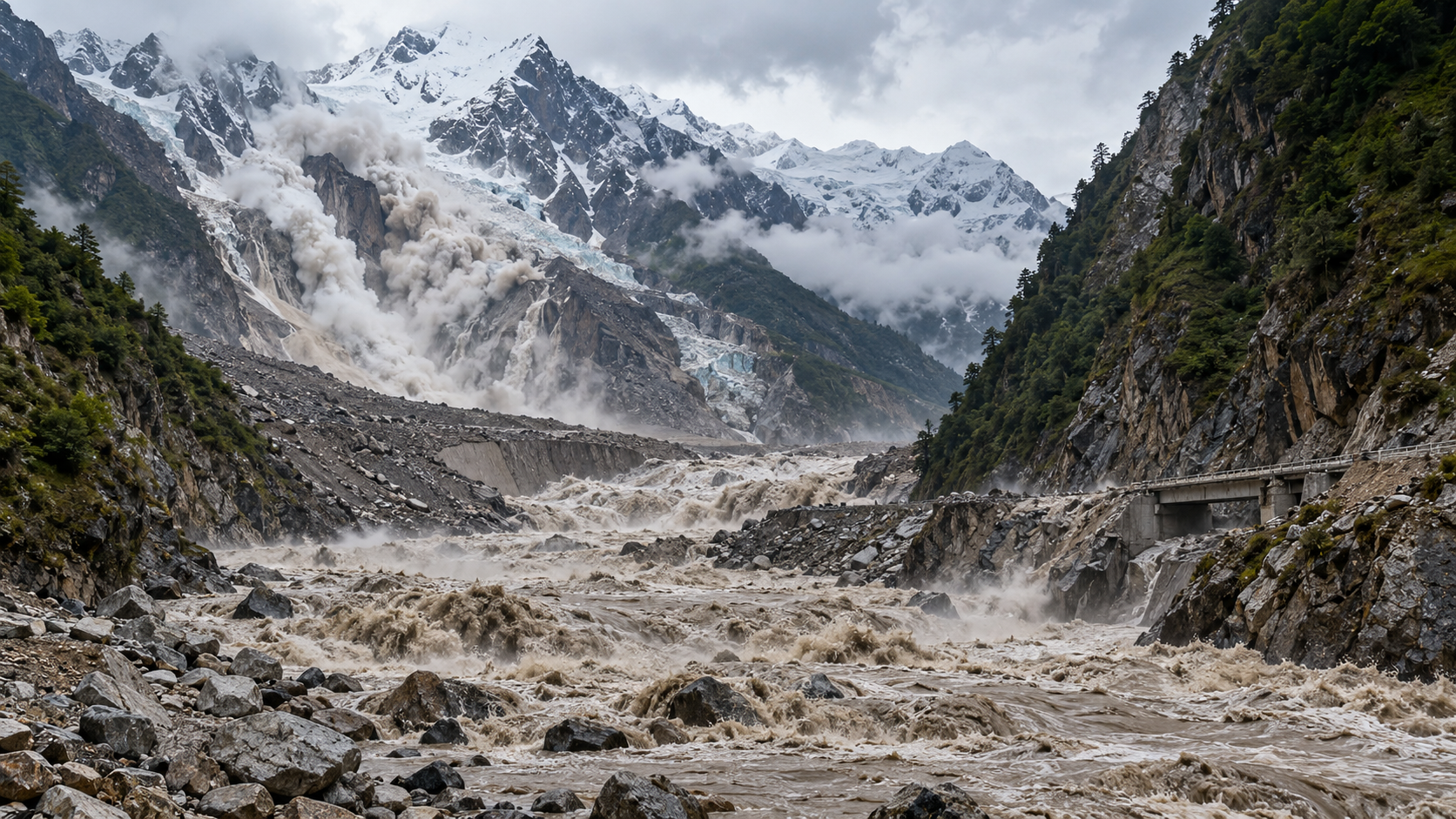 GlacialAvalancheFloodintheMountainValley.png