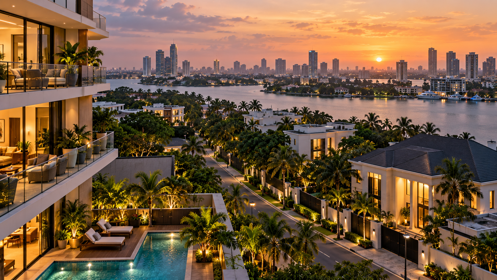 SunsetLuxuryWaterfrontCityscape.png
